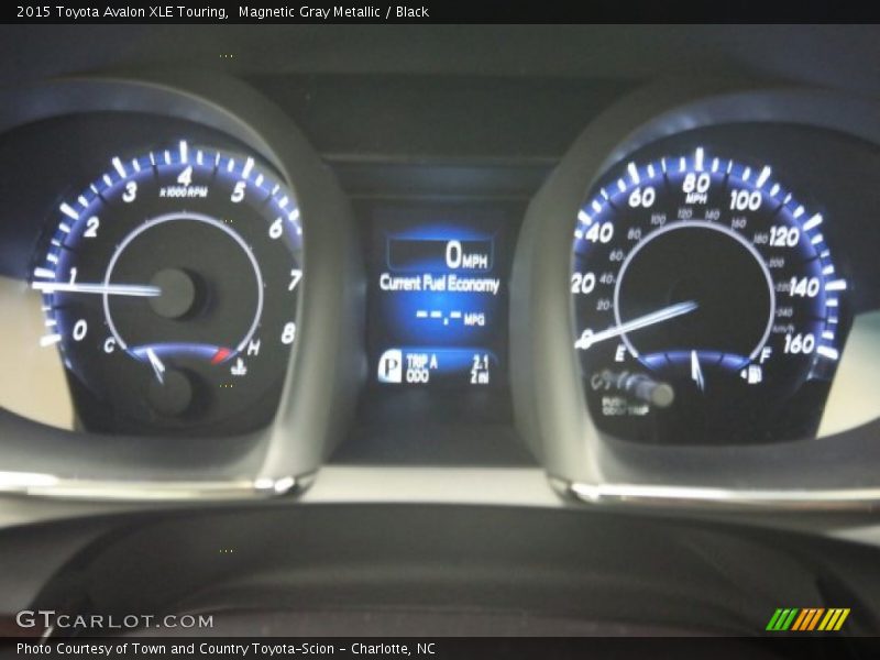 Magnetic Gray Metallic / Black 2015 Toyota Avalon XLE Touring