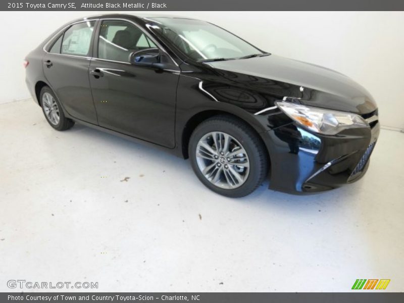 Attitude Black Metallic / Black 2015 Toyota Camry SE