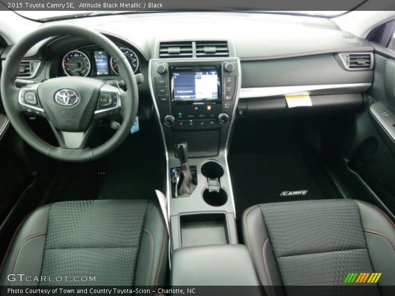 Attitude Black Metallic / Black 2015 Toyota Camry SE