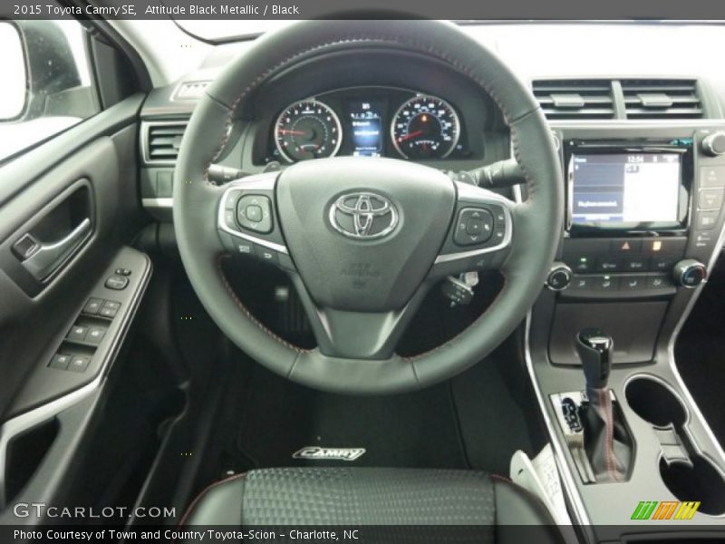 Attitude Black Metallic / Black 2015 Toyota Camry SE
