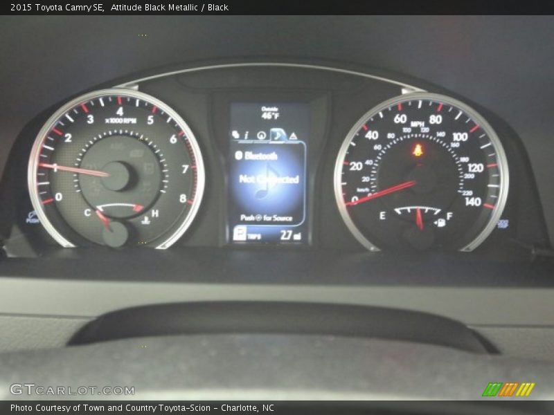 Attitude Black Metallic / Black 2015 Toyota Camry SE