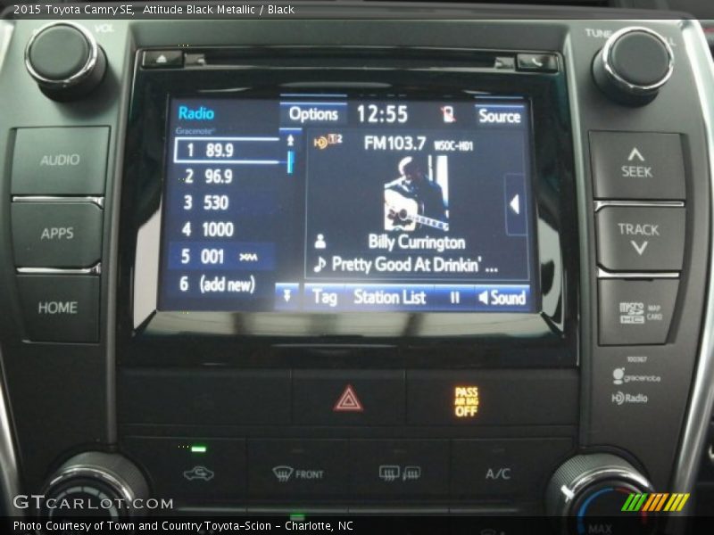 Attitude Black Metallic / Black 2015 Toyota Camry SE