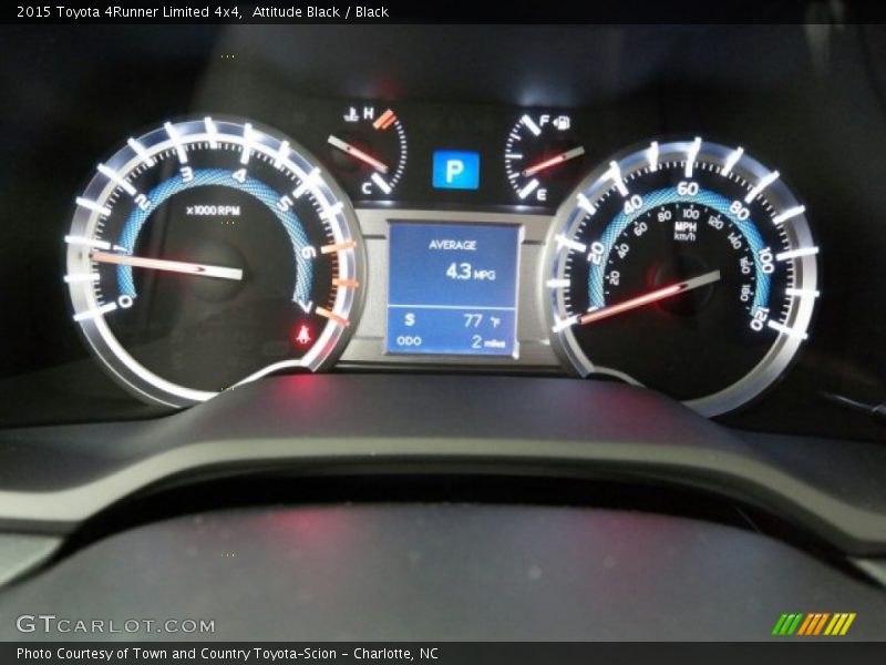 Attitude Black / Black 2015 Toyota 4Runner Limited 4x4