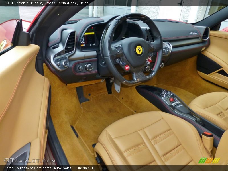  2011 458 Italia Beige Interior