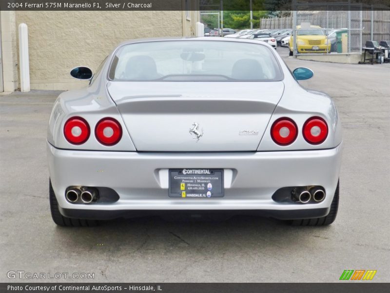 Silver / Charcoal 2004 Ferrari 575M Maranello F1