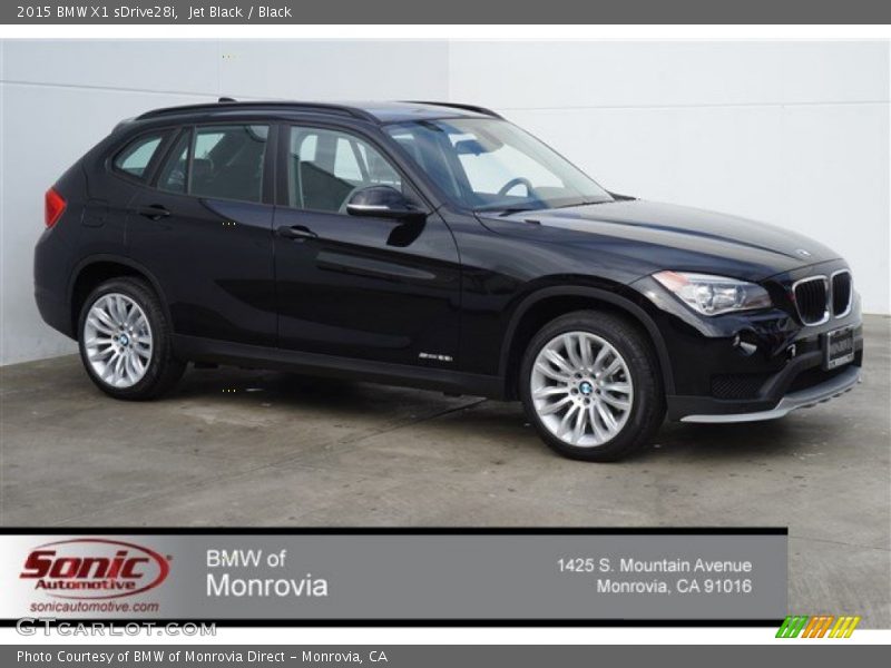 Jet Black / Black 2015 BMW X1 sDrive28i