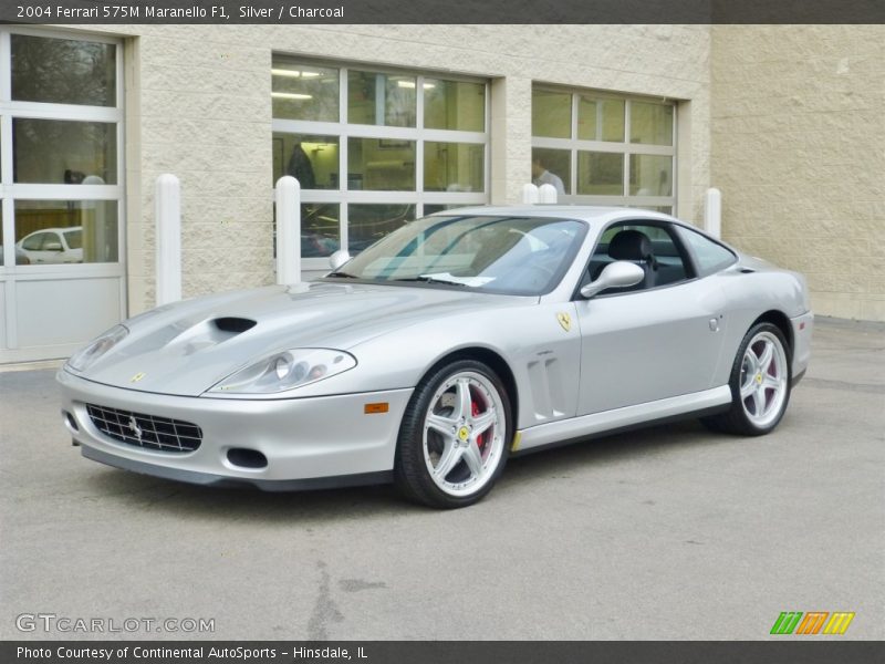 Silver / Charcoal 2004 Ferrari 575M Maranello F1