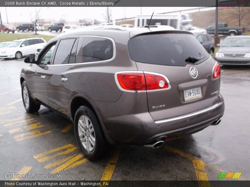 Cocoa Metallic / Ebony/Ebony 2008 Buick Enclave CX AWD