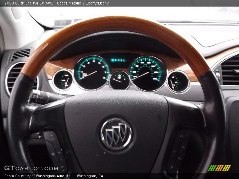 Cocoa Metallic / Ebony/Ebony 2008 Buick Enclave CX AWD