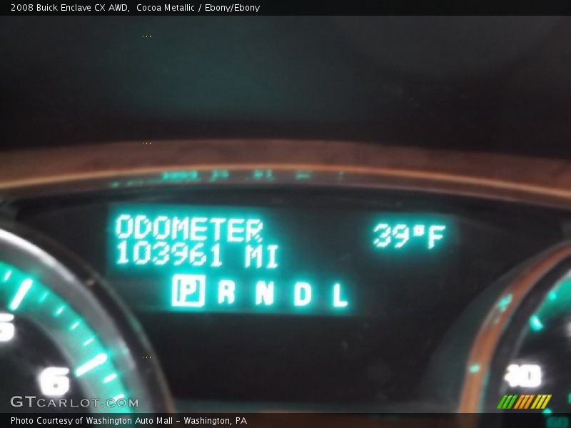 Cocoa Metallic / Ebony/Ebony 2008 Buick Enclave CX AWD