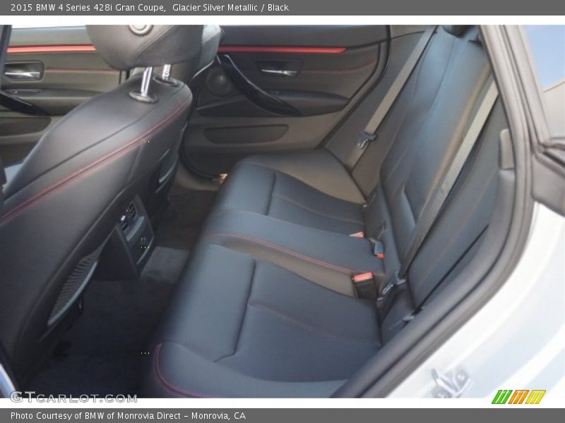 Glacier Silver Metallic / Black 2015 BMW 4 Series 428i Gran Coupe