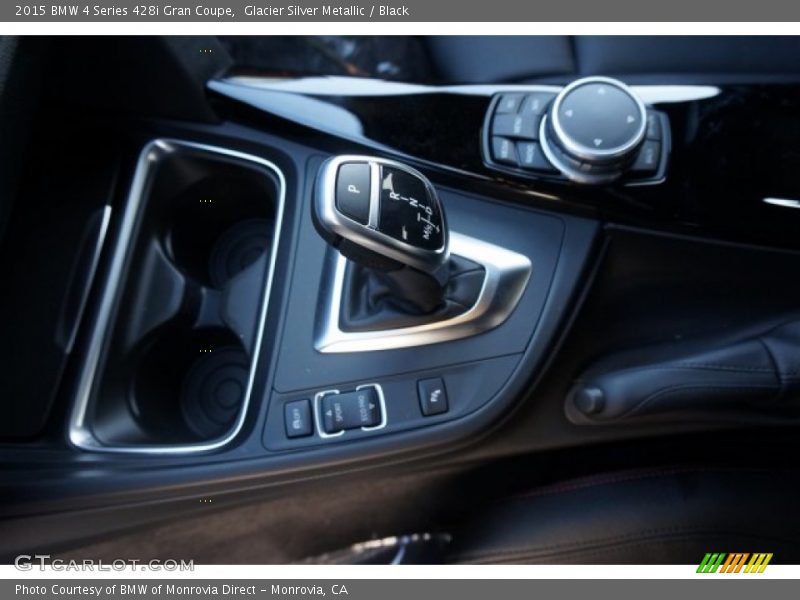 Glacier Silver Metallic / Black 2015 BMW 4 Series 428i Gran Coupe