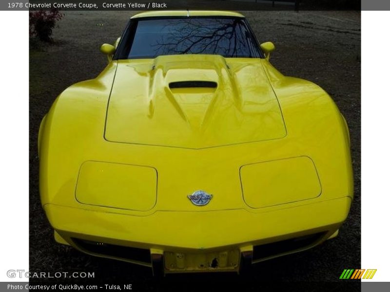 Corvette Yellow / Black 1978 Chevrolet Corvette Coupe
