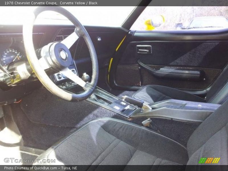Corvette Yellow / Black 1978 Chevrolet Corvette Coupe