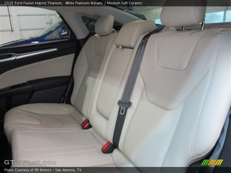 Rear Seat of 2015 Fusion Hybrid Titanium
