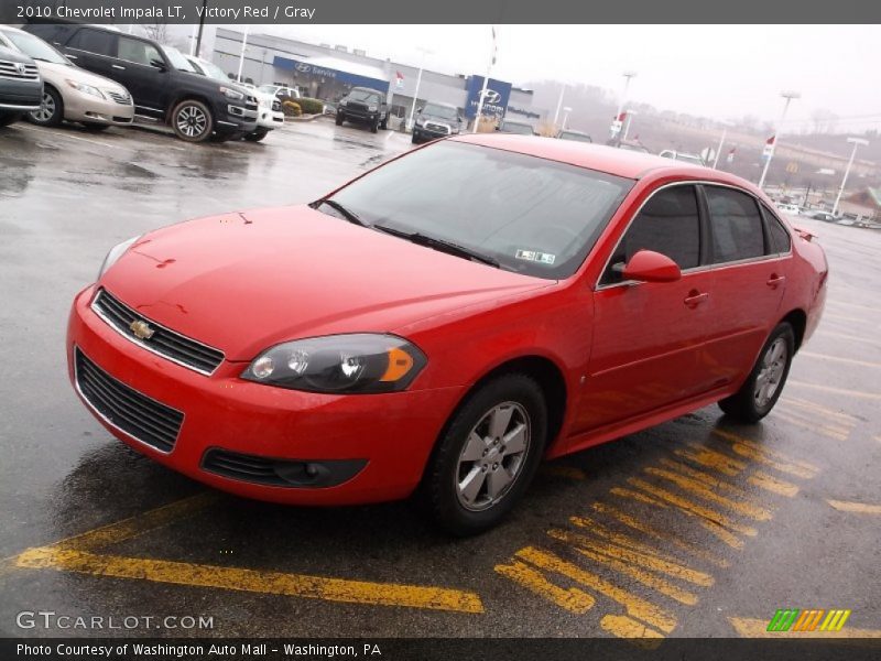 Victory Red / Gray 2010 Chevrolet Impala LT