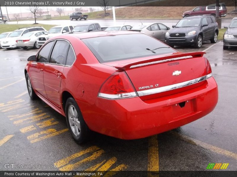 Victory Red / Gray 2010 Chevrolet Impala LT