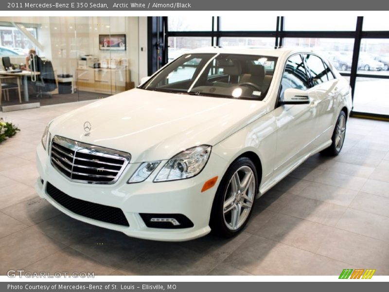 Arctic White / Almond/Black 2011 Mercedes-Benz E 350 Sedan