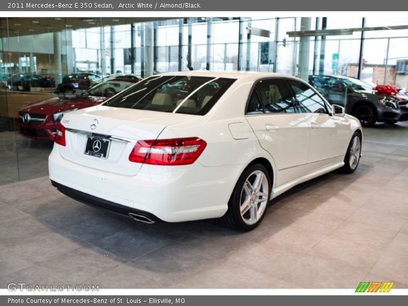 Arctic White / Almond/Black 2011 Mercedes-Benz E 350 Sedan