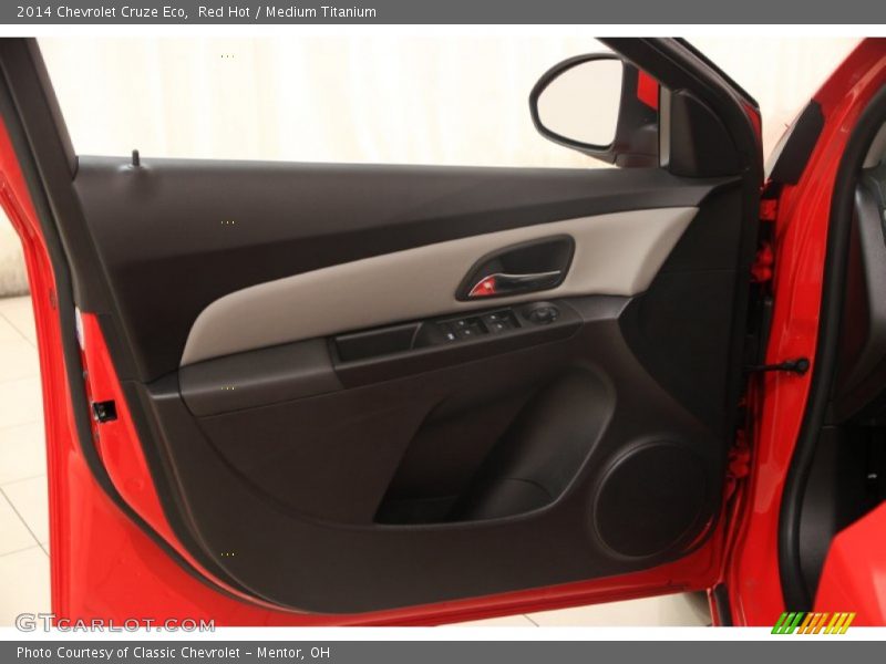 Red Hot / Medium Titanium 2014 Chevrolet Cruze Eco