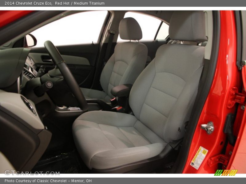 Red Hot / Medium Titanium 2014 Chevrolet Cruze Eco