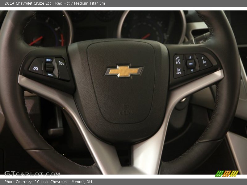 Red Hot / Medium Titanium 2014 Chevrolet Cruze Eco