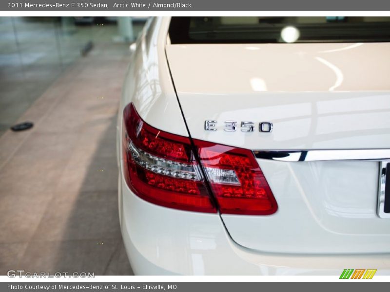 Arctic White / Almond/Black 2011 Mercedes-Benz E 350 Sedan