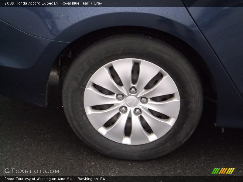 Royal Blue Pearl / Gray 2009 Honda Accord LX Sedan