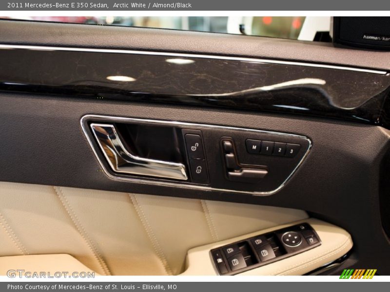 Arctic White / Almond/Black 2011 Mercedes-Benz E 350 Sedan