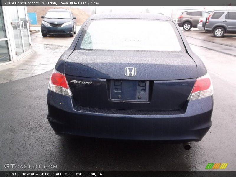 Royal Blue Pearl / Gray 2009 Honda Accord LX Sedan
