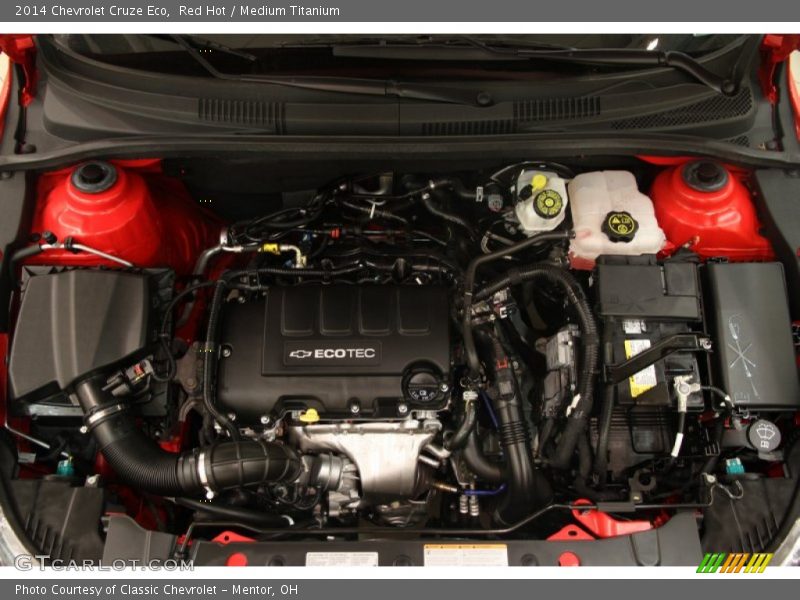 Red Hot / Medium Titanium 2014 Chevrolet Cruze Eco