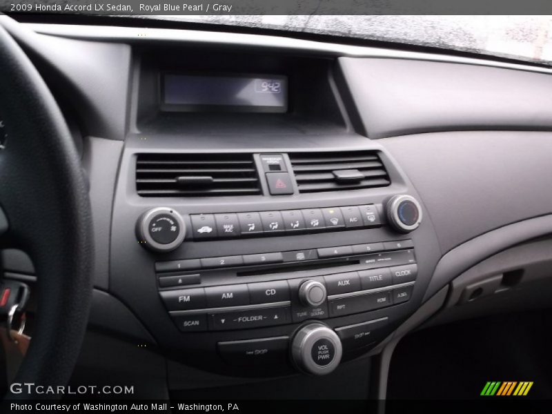 Royal Blue Pearl / Gray 2009 Honda Accord LX Sedan