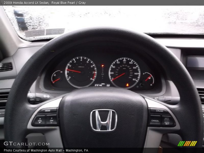 Royal Blue Pearl / Gray 2009 Honda Accord LX Sedan