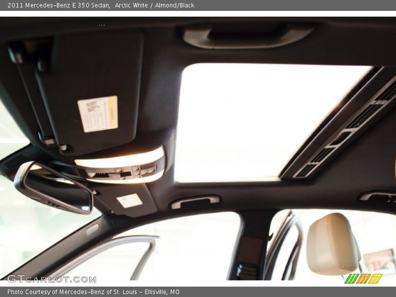 Arctic White / Almond/Black 2011 Mercedes-Benz E 350 Sedan