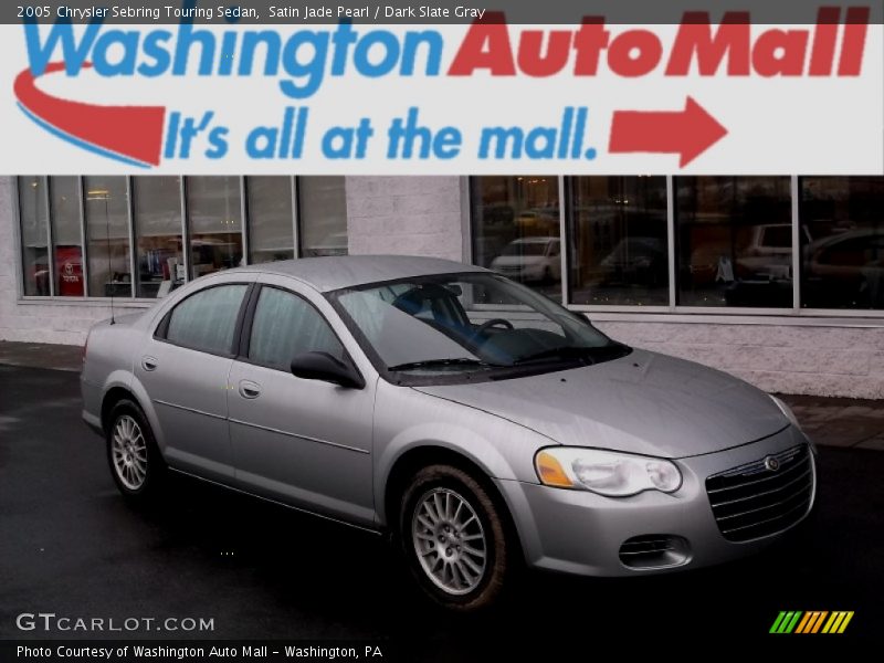 Satin Jade Pearl / Dark Slate Gray 2005 Chrysler Sebring Touring Sedan