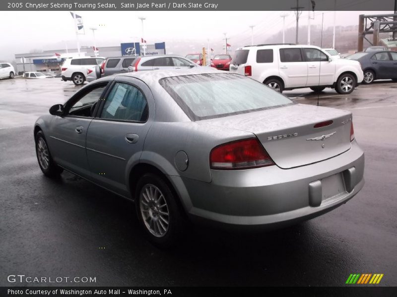 Satin Jade Pearl / Dark Slate Gray 2005 Chrysler Sebring Touring Sedan