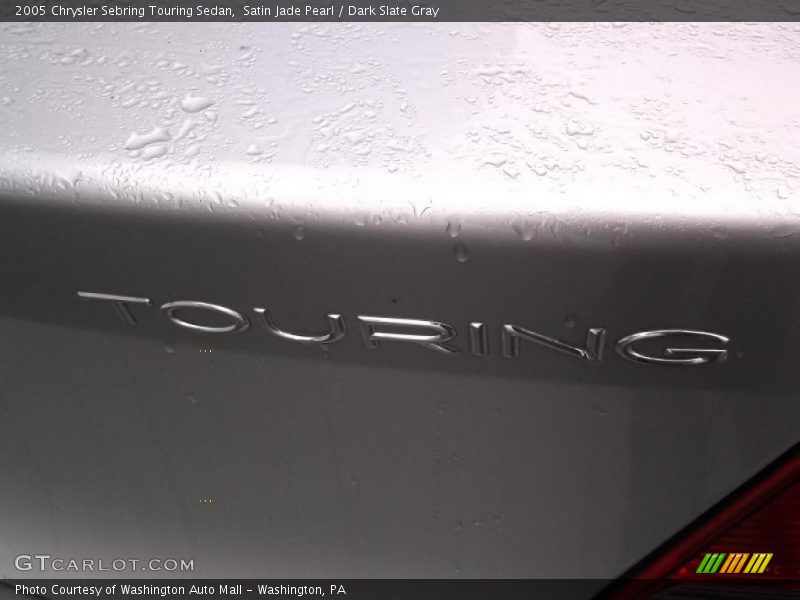Satin Jade Pearl / Dark Slate Gray 2005 Chrysler Sebring Touring Sedan