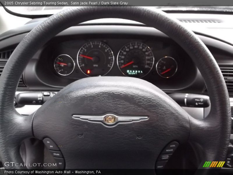 Satin Jade Pearl / Dark Slate Gray 2005 Chrysler Sebring Touring Sedan