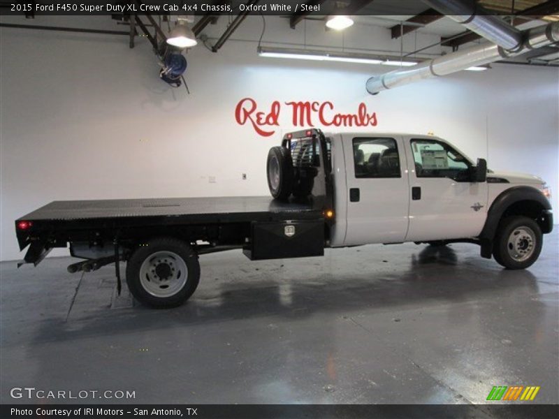 Oxford White / Steel 2015 Ford F450 Super Duty XL Crew Cab 4x4 Chassis