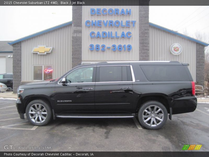 Black / Jet Black 2015 Chevrolet Suburban LTZ 4WD