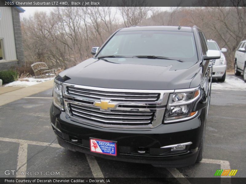 Black / Jet Black 2015 Chevrolet Suburban LTZ 4WD