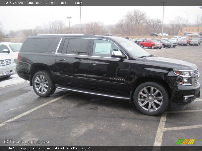 Black / Jet Black 2015 Chevrolet Suburban LTZ 4WD