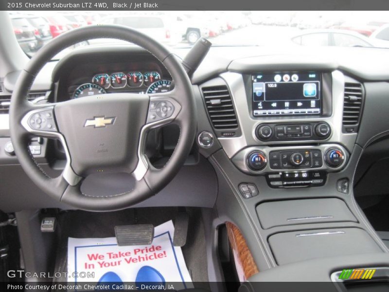 Black / Jet Black 2015 Chevrolet Suburban LTZ 4WD