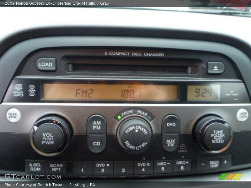 Sterling Gray Metallic / Gray 2009 Honda Odyssey EX-L