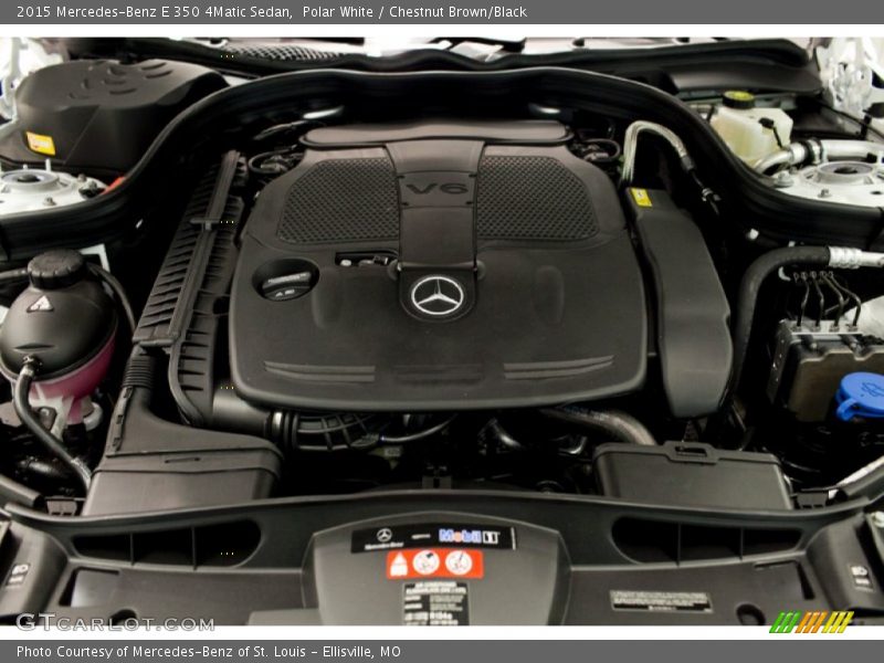 Polar White / Chestnut Brown/Black 2015 Mercedes-Benz E 350 4Matic Sedan