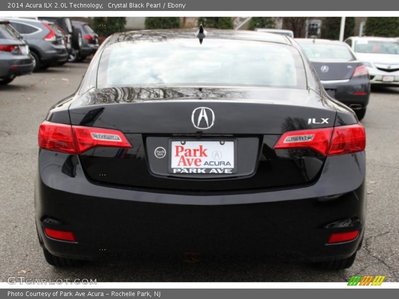 Crystal Black Pearl / Ebony 2014 Acura ILX 2.0L Technology