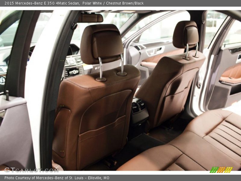 Polar White / Chestnut Brown/Black 2015 Mercedes-Benz E 350 4Matic Sedan