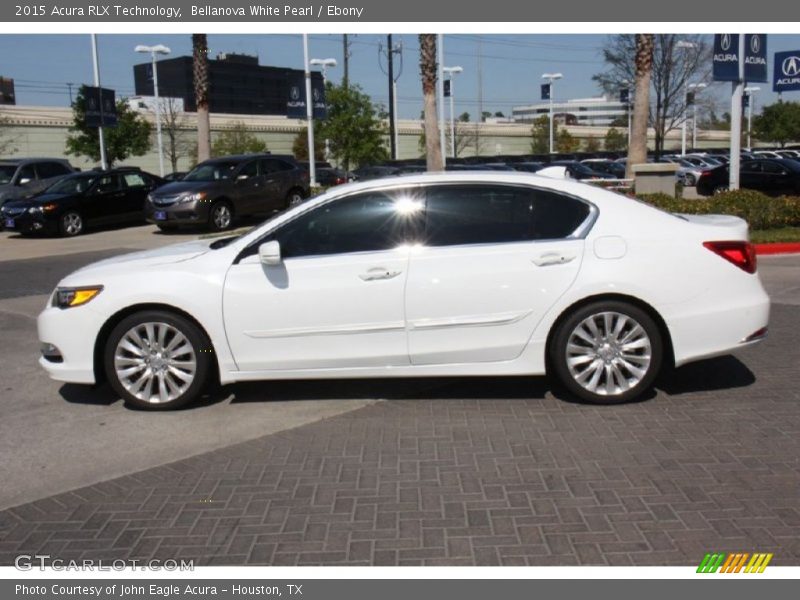 Bellanova White Pearl / Ebony 2015 Acura RLX Technology