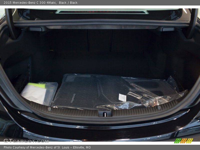 Black / Black 2015 Mercedes-Benz C 300 4Matic