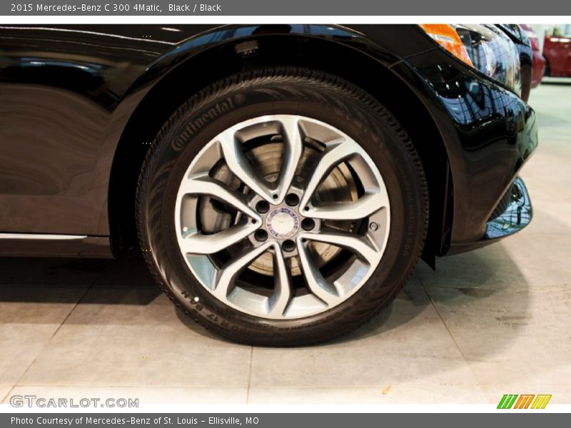 Black / Black 2015 Mercedes-Benz C 300 4Matic